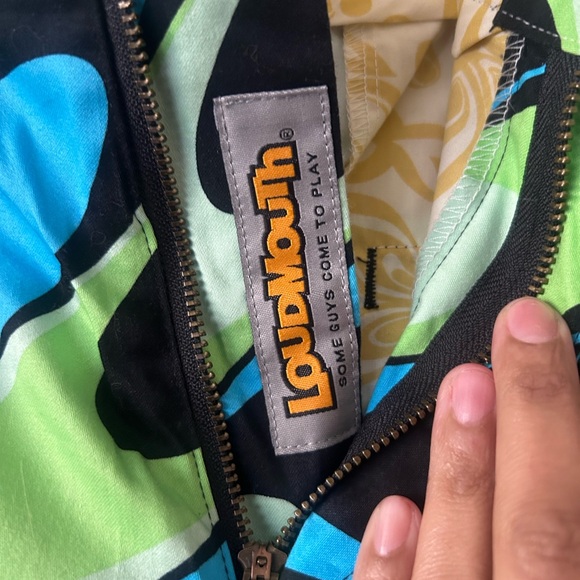 Loudmouth Blue and Green Men’s Pants, 34x30L - Picture 4 of 13